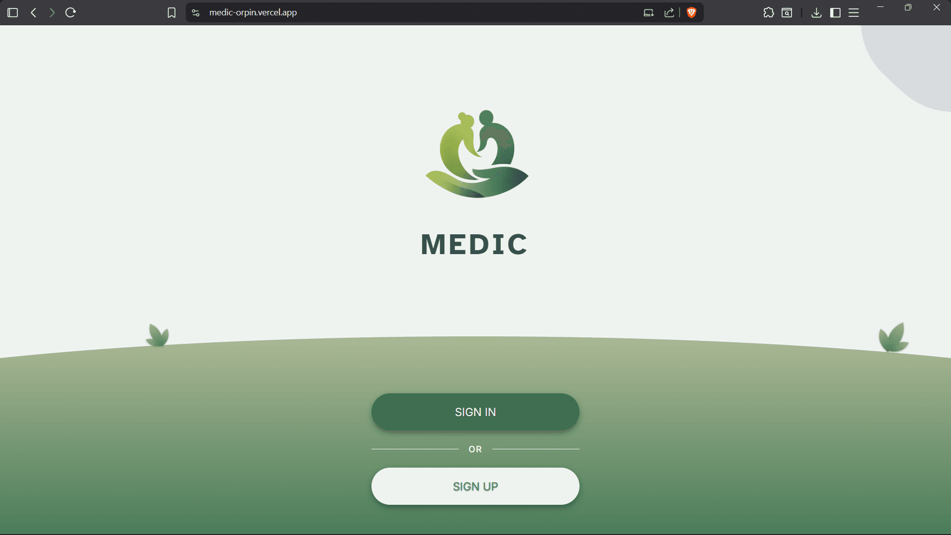 MEDIC dashboard preview 1